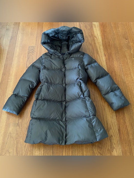 Polo Ralph Lauren Other - Polo by Ralph Lauren Girls Grey Long Hooded Puffer Coat